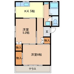 根岸コーポ（福居町）の物件間取画像